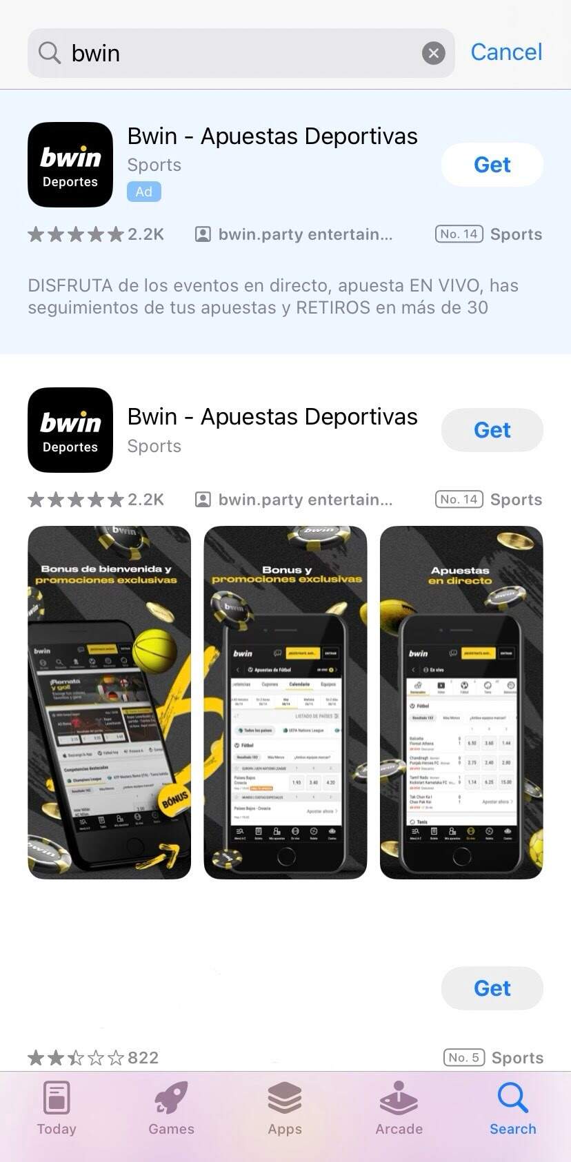Bwin app descargar