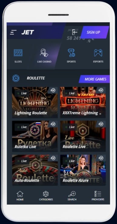 jet casino app live casino