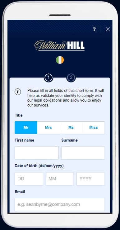 william hill registration ss